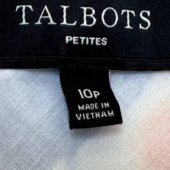 Talbots Petite Colorful Floral Berry Midi Skirt - Picture 6 of 6